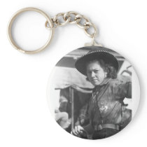 Rodeo Cowgirl: 1940 Key Chain
