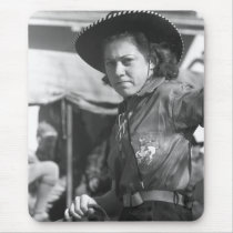 Rodeo Cowgirl: 1940 Mousepads