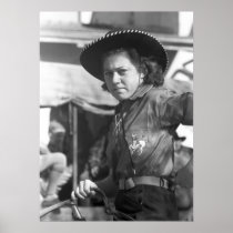 Rodeo Cowgirl: 1940 Print