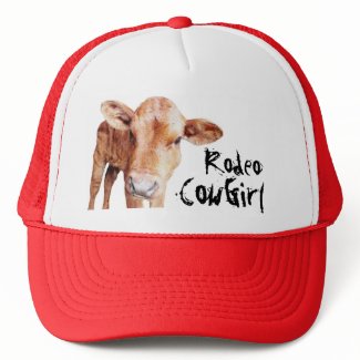 Rodeo Cowgirl or Cowboy Trucker Hat hat