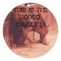 Rodeo Cruelty stickers by TheAnimalLiberator Rodeo Cruelty stickers