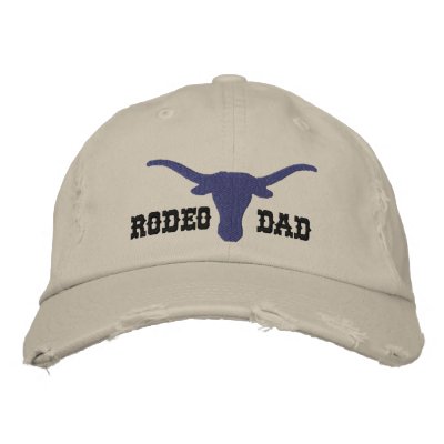 Rodeo Dad Embroidered Hat by teesforyourfamily