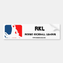 Rodeo Days Kickball Bumper Sticker