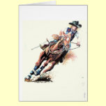 Rodeo Girl Greeting Card cards