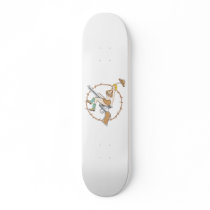 Rodeo pinup cowgirl skate decks