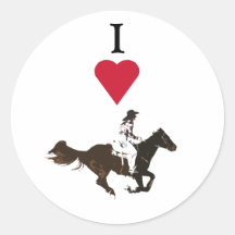 rodeos round stickers