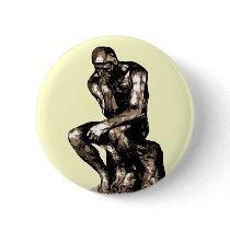 Rodin "The Thinker" - Button buttons