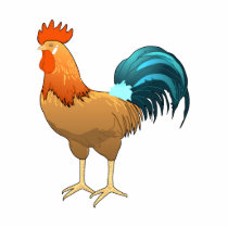 Rodney Rooster Acrylic Cut Out