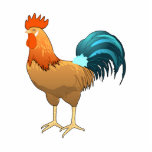 Rodney Rooster Acrylic Cut Out