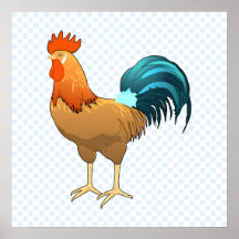 Rodney Rooster Print