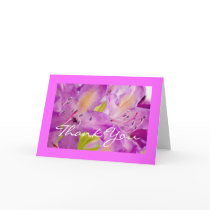 Rododendron Thank You Card