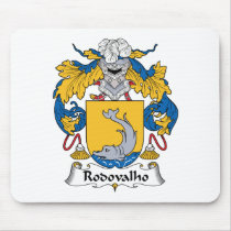 Rodovalho Family Crest Mouse Mat