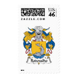 Rodovalho Family Crest Postage Stamps