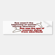 Roe V Wade Bumper Stickers