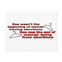 Roe V Wade Post Card