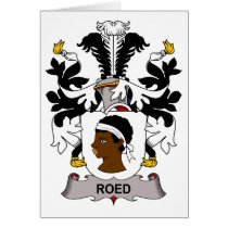 Roed Family Crest cards