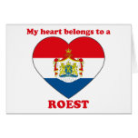 Roest Greeting Card
