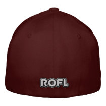 ROFL EMBROIDERED BASEBALL CAPS