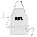 ROFL Rolling on Floor Laughing Aprons