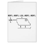 ROFLcopter Greeting Card