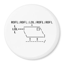 ROFLcopter Refrigerator Magnets