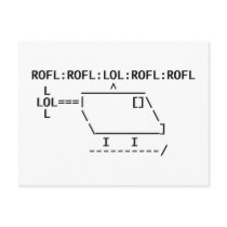 ROFLcopter Post Card
