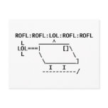 ROFLcopter Post Card