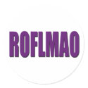 ROFLMAO purple stickers