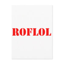 ROFLOL postcards