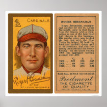 Roger Bresahan Cardinals Baseball 1912 Print