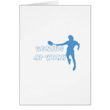 Roger Federer Tshirt Genius at Work Greeting Cards