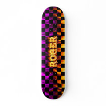 Roger skateboard fire and flames design. by skatersollie Roger skateboard fire and flames design.
