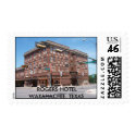 ROGERS HOTEL WAXAHACHIE, TEXAS postage