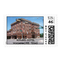ROGERS HOTEL WAXAHACHIE, TEXAS postage