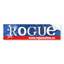 Rogue Bumper Sticker bumper stickers
