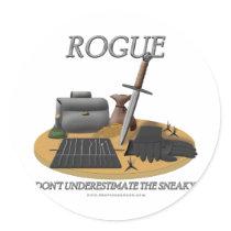 Rogue: Don't Underestimate the Sneaky stickers by thefrozenduck Rogue: Don't Underestimate the Sneaky stickers