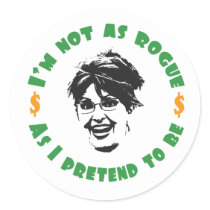 Rogue Palin stickers