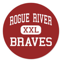 Rogue River - Braves - Middle - Rogue River Oregon stickers