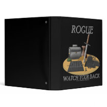 Rogue: Watch Your Back 3 Ring Binder