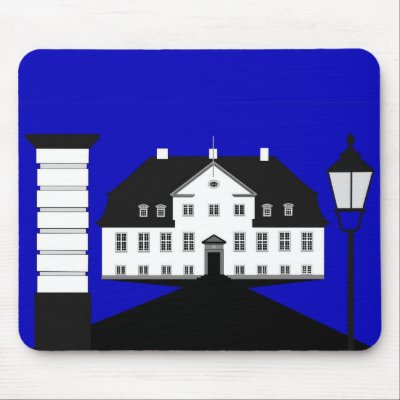 Rohden Manor House Mouse Mat by lonvig