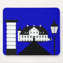 Rohden Manor House - with Tower mousepads by lonvig Rohden Manor House - with Tower mousepads