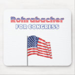 Rohrabacher for Congress Patriotic American Flag D Mouse Pad