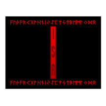 Rojo de la runa del AIA Postal