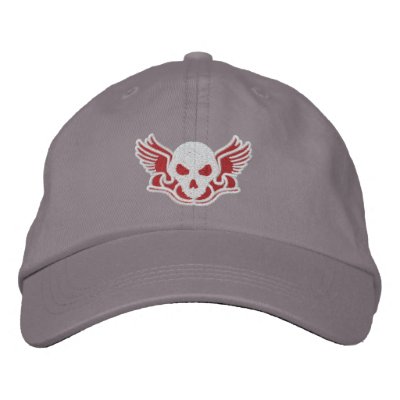 Rojo del club de la pista del zombi gorra de béisbol bordada Rojo del club de la pista del zombi gorra de béisbol bordada