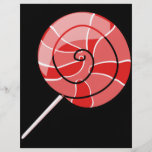 Rojo del LolliPop Tarjetas Publicitarias