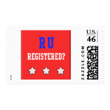 Rojo registrado RU Franqueo
