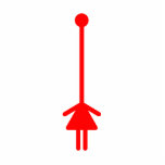 rokurokubi (red) photo sculpture