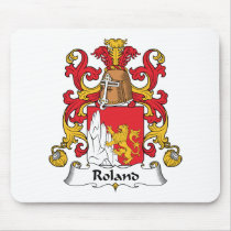 Roland Family Crest mousepads by coatsofarms Roland Family Crest mousepads