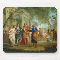 Roland Learns of the Love of Angelica and Medoro Mouse Pad