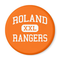 Roland - Rangers - High School - Roland Oklahoma Refrigerator Magnet
